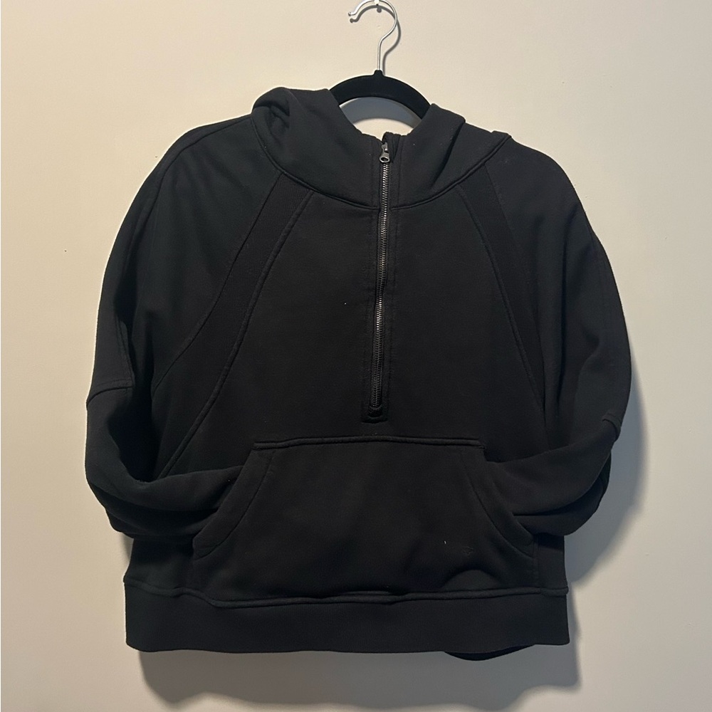 Rae Mode Black Half-Zip Hoodie